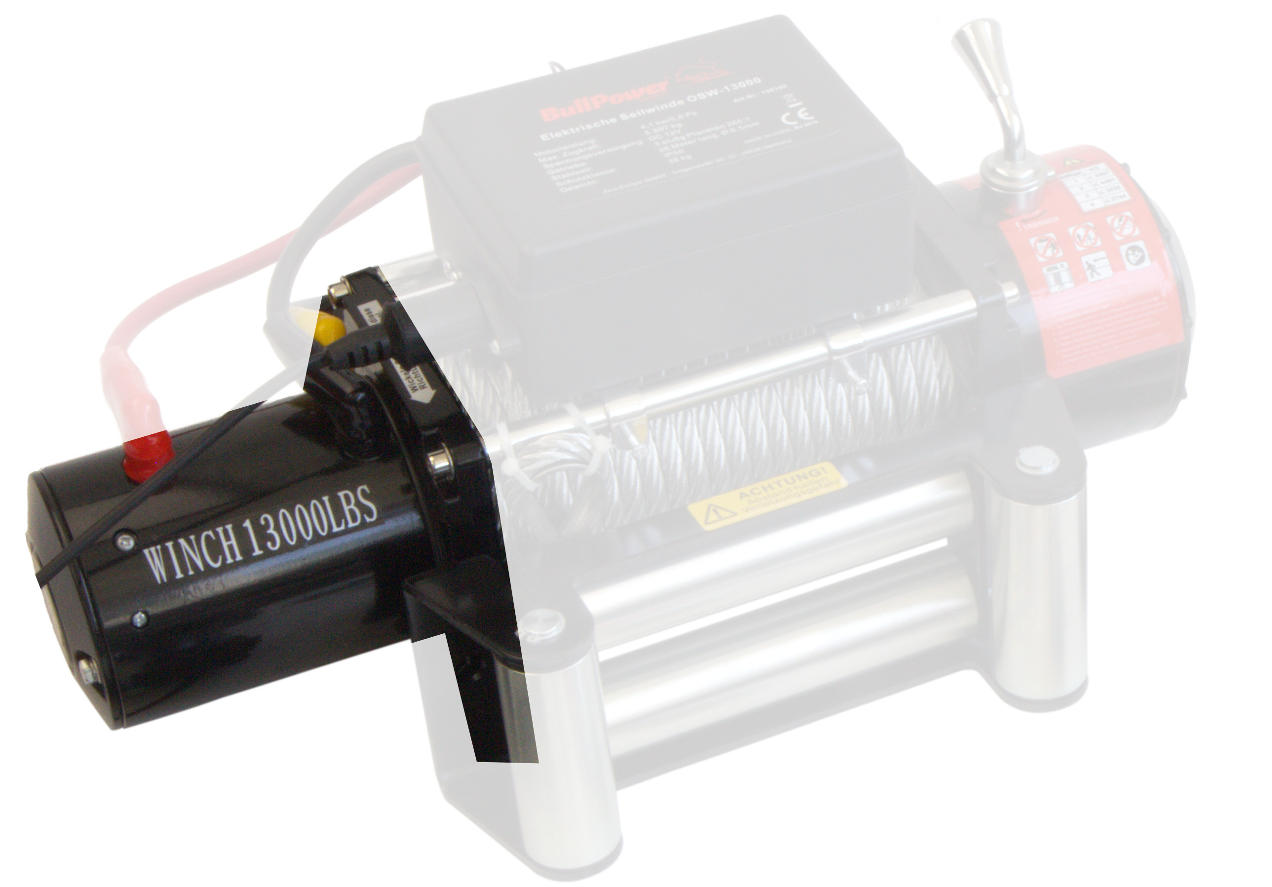SeilwindenErsatzteile OSW13000 Motor Getriebe Funk
